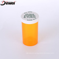 Colour Transparent Pet Empty Medice Pill Bottles  Push Down Turn Vials For Sale